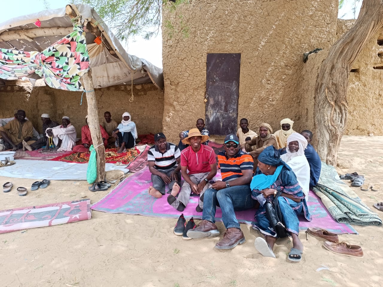 Grace Church Keighley mission team serving a remote community in Niger