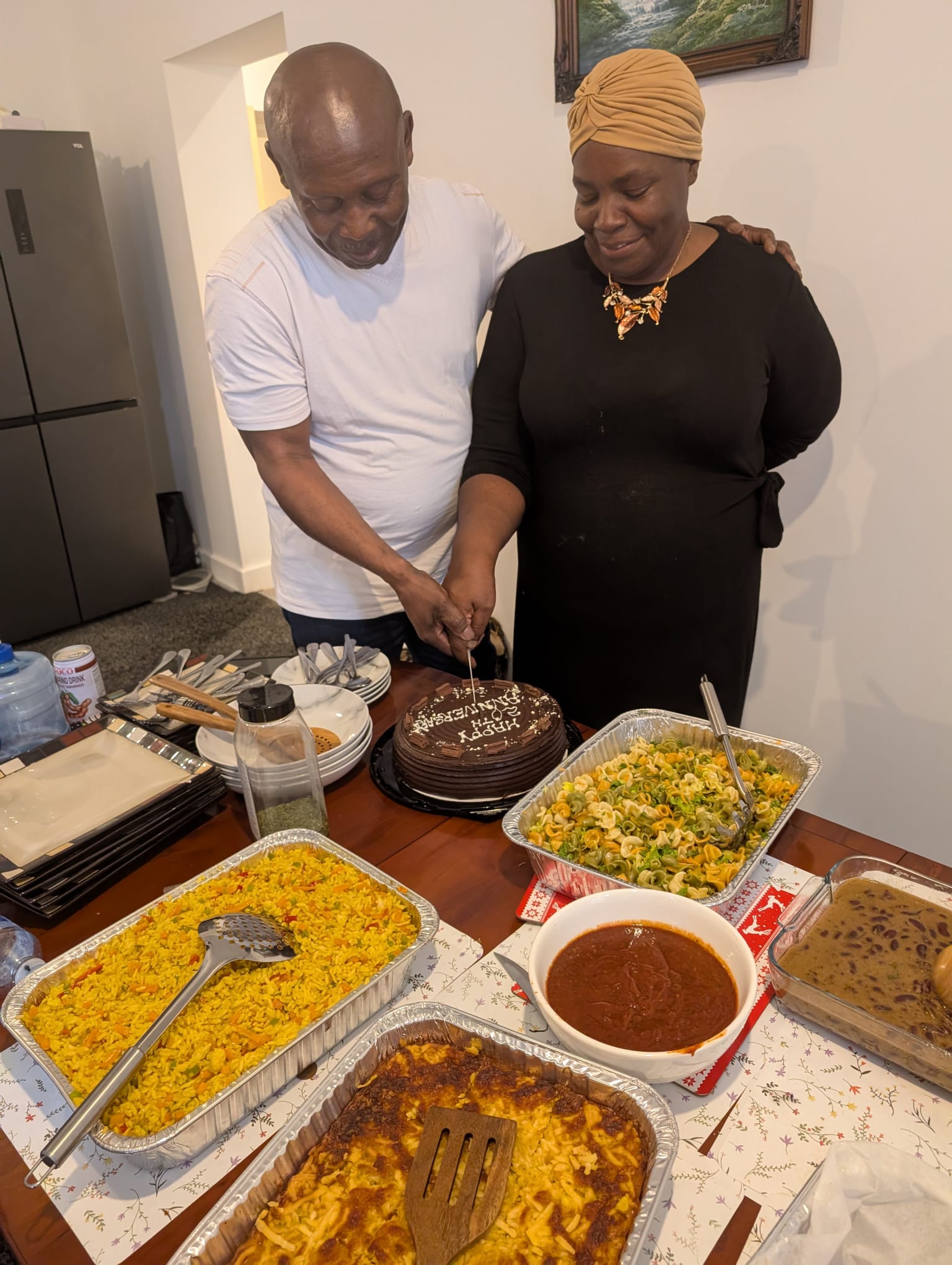 Fellowship and food at a Grace Church Keighley gathering